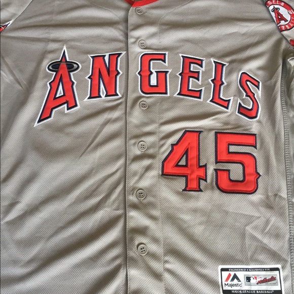 Grey Skaggs Anaheim Angels Baseball Jersey - Picture 3 of 5